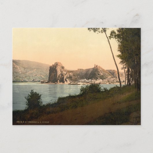 Devin und Donau, Slowakei Postkarte (Vorderseite)