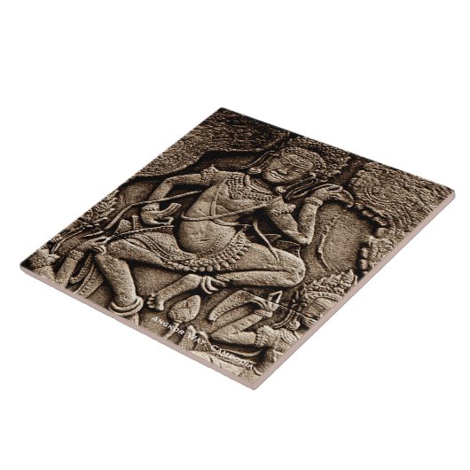 Devine Angkor Wat, Kambodscha Keramik Tile Fliese (Seite)