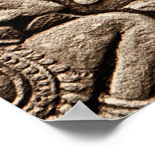 Devine Angkor Wat Poster (Ecke)