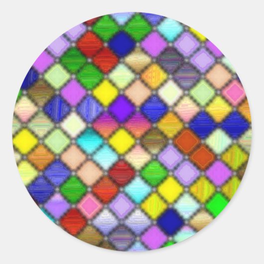 Devine Brightness Runder Aufkleber (Vorderseite)