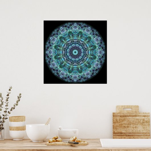 Devine Mandala Poster (Küche)