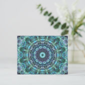 Devine Mandala Postkarte (Stehend Vorderseite)