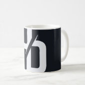 Devious Developments DD Monogramm-Tasse Kaffeetasse (VorderseiteRechts)