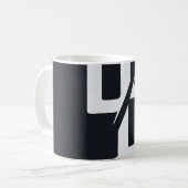 Devious Developments DD Monogramm-Tasse Kaffeetasse (Vorderseite Links)
