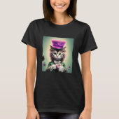 Devious Mad Cat in Purple Top Hat Wearing Tux (Vorderseite)