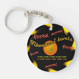Devisen, Geld, Fibonacci-Zahlen Schlüsselanhänger