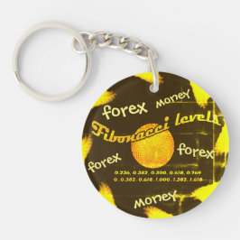 Devisen, Geld, Fibonacci-Zahlen Schlüsselanhänger