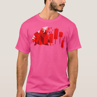 Devisenbewegung Handel mit Red Bear Stock Market A T-Shirt