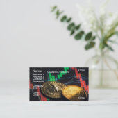 Devisencents Visitenkarte (Stehend Vorderseite)