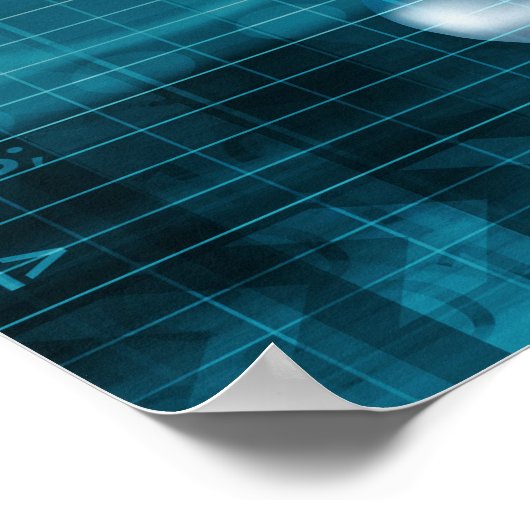 Devisenhandel an der Devisenbörse Poster (Ecke)