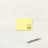 Devisenhandel Post-it Klebezettel (Auf Schreibtisch)