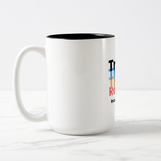 Devisenhandel Zweifarbige Tasse (Links)