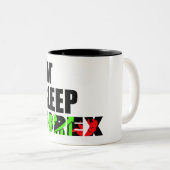 Devisenhandel Zweifarbige Tasse (VorderseiteRechts)