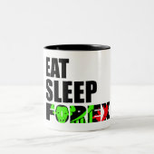 Devisenhandel Zweifarbige Tasse (Mittel)
