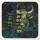 Devisenorientierung | Motivation | Bull Market Rechteckiger Pappuntersetzer (Vorderseite)