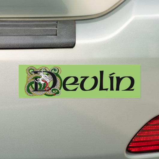 Devlin Celtic Dragon Autoaufkleber (Auf Auto)