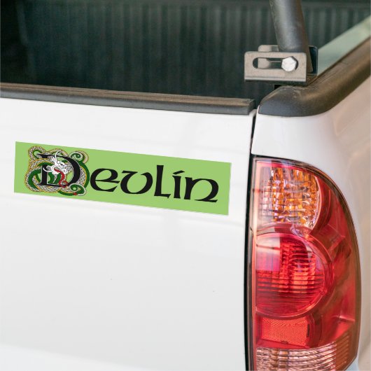 Devlin Celtic Dragon Autoaufkleber (Auf Lkw)