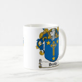 Devlin Familienwappen Kaffeetasse (VorderseiteRechts)