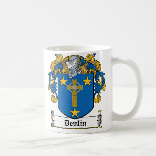 Devlin Familienwappen Kaffeetasse