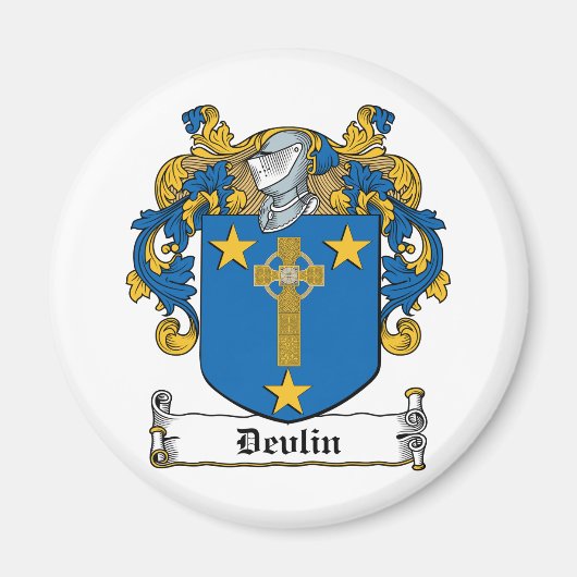 Devlin Familienwappen Magnet (Vorne)