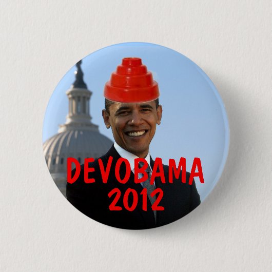 DEVOBAMA 2012 BUTTON (Vorderseite)
