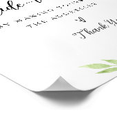 DEVON Address the Envelope Brautparty Sign Poster (Ecke)