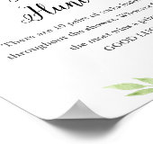 DEVON Baby Sock Hunt Baby Shooting Game Sign Poster (Ecke)