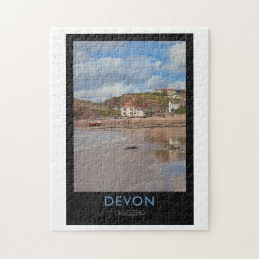 Devon-Bahn-Plakat Puzzle (Vertikal)