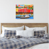 Devon Brixham Leinwand (Insitu (Schlafzimmer))
