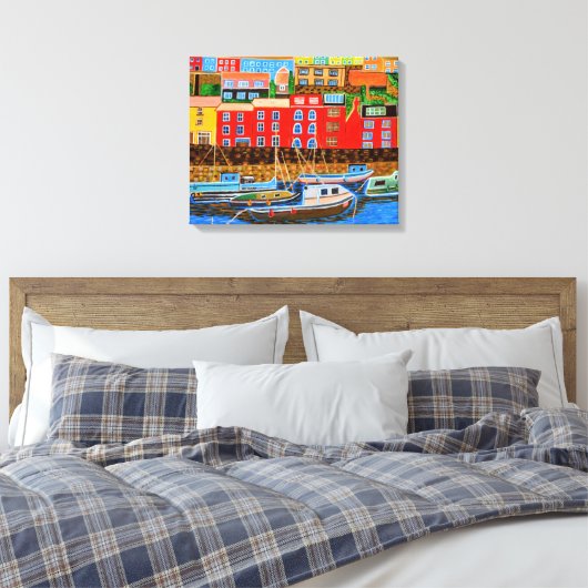 Devon Brixham Leinwand (Insitu (Schlafzimmer))