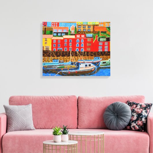 Devon Brixham Leinwand (Insitu (Wohnzimmer))