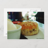 Devon Cream Tea @ Torquay Postkarte (Vorne/Hinten)