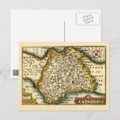 Devon (Devonshire) Landkreis England Antiker Karte (Vorne/Hinten)