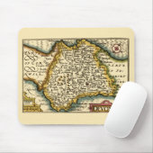 Devon (Devonshire) Landkreis England Antiker Karte Mousepad (Mit Mouse)