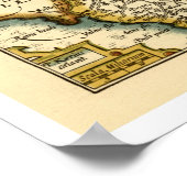 Devon (Devonshire) Landkreis England Antiker Karte Poster (Ecke)
