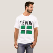 Devon // English Landkreis Flag T-Shirt (Vorne ganz)