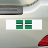 Devon flag autoaufkleber (Auf Auto)