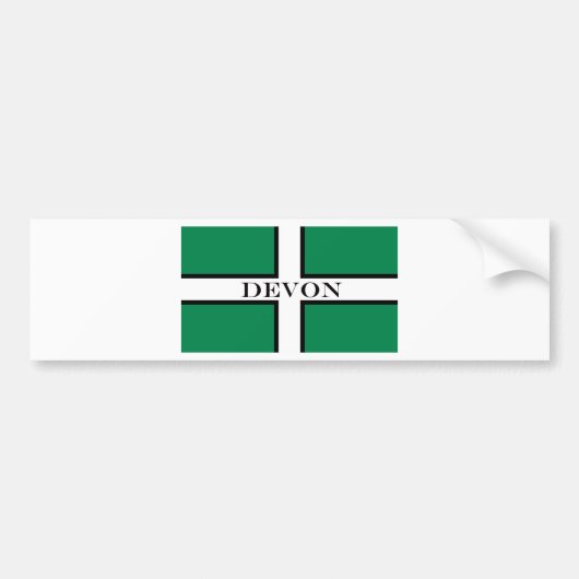 Devon flag autoaufkleber (Vorne)