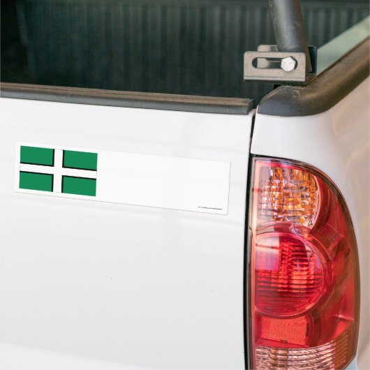 Devon-Flagge Autoaufkleber (Auf Lkw)