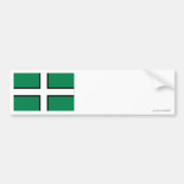 Devon-Flagge Autoaufkleber (Vorne)