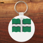 Devon-Flagge Schlüsselanhänger (Vorderseite)
