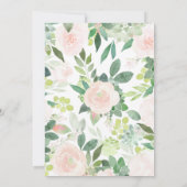 DEVON Greenery I Spy Wedding Game Card Einladung (Rückseite)