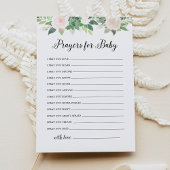 DEVON Greenery Prayers for Baby Shower Advice Card Einladung