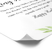 DEVON Greenery Ring Hunt Brautparty Game Sign Poster (Ecke)