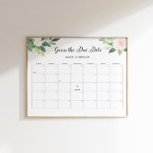 DEVON Guess The due Date Baby Shower Game 16x20 Poster