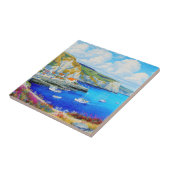"Devon Harbor Dreamscape" - Eine englische Seascap Fliese (Seite)