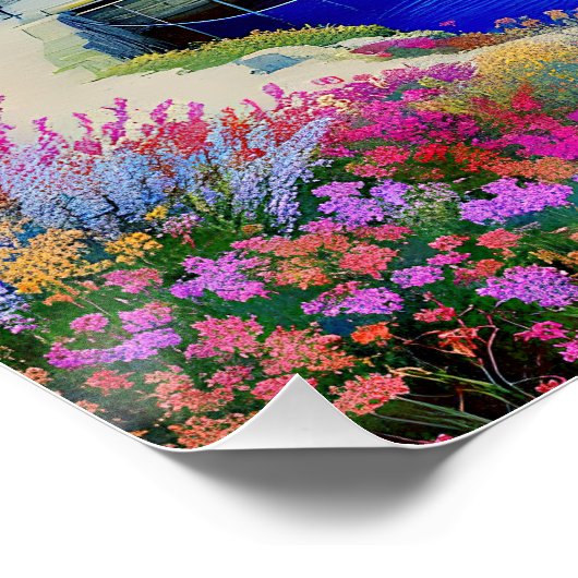 "Devon Harbor Dreamscape" - Eine englische Seascap Poster (Ecke)