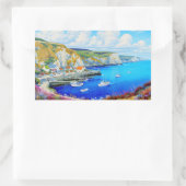"Devon Harbor Dreamscape" - Eine englische Seascap Rechteckiger Aufkleber (Tasche)