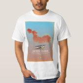 Devon Insel, Canada Karte T-Shirt (Vorderseite)