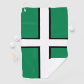 Devon-Landkreis-Flagge Golfhandtuch (Insitu)